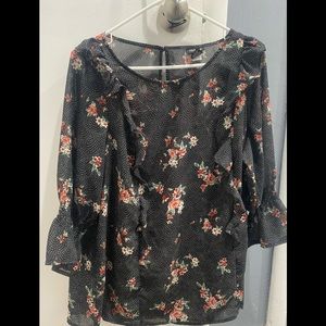 Women flower torrid blouse